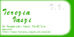 terezia vaszi business card